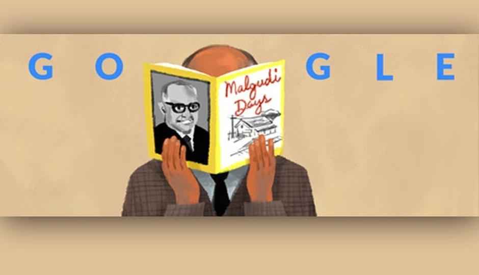 Google celebrates R K Narayan’s 108th birthday with a Doodle