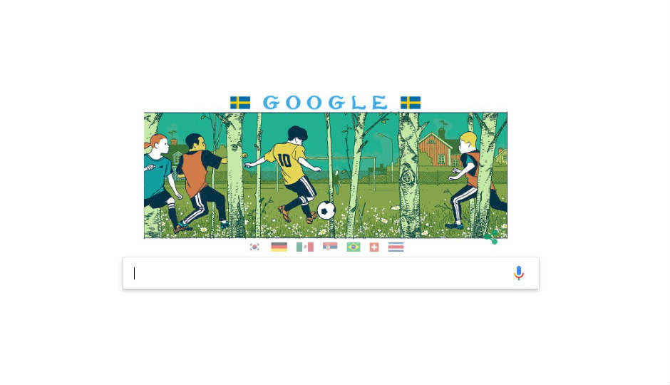 Google Doodle के ज़रिए मना रहा है FIFA वर्ल्ड कप का 14वां दिन