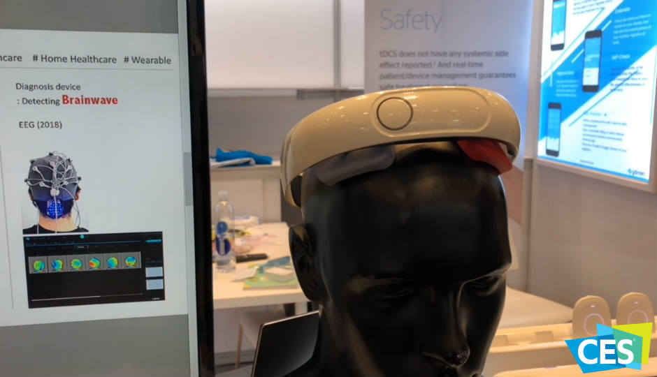 Byte Size Tech from CES 2018: Ybrain is a wearable that helps cure depression by passing electric current through the brain