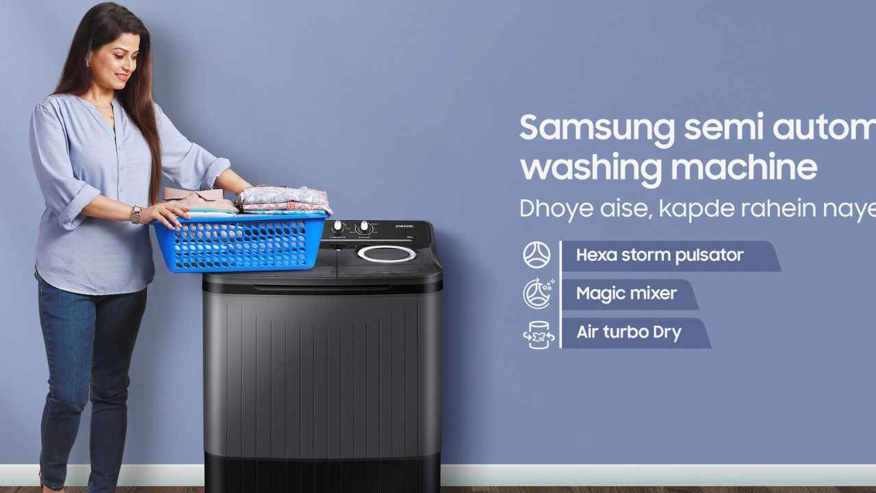 Samsung launches its new Lineup of semi-automatic washing machines