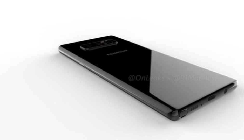 Samsung Galaxy Note 8 leaked renders suggest dual-camera setup, rear fingerprint sensor