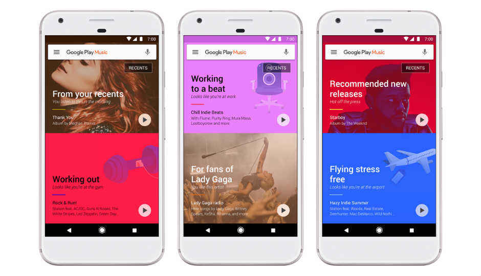 Google Play Music revamped with personalised playlists