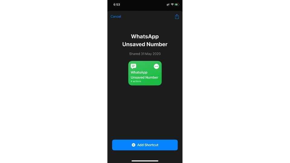 Bu, WhatsApp Kaydedilmemiş Numara Siri Kısayolu kullanılarak nasıl yapılır (yalnızca iOS) Bu, WhatsApp Kaydedilmemiş Numara Siri Kısayolu kullanılarak nasıl yapılır (yalnızca iOS)