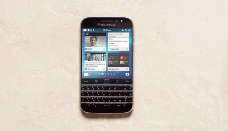 BlackBerry Classic expected to launch in India on Jan 15