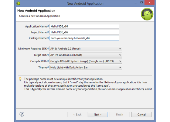 How to develop Native Android Apps with Intel INDE 2015 Visual Studio IDE Integration?