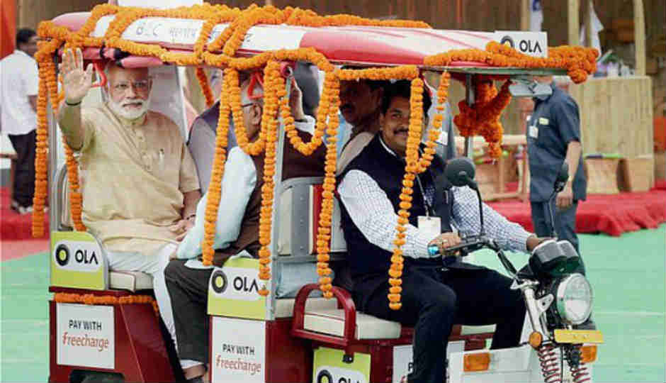 Stand Up India: Ola & Freecharge facilitate e-rickshaws launch in Delhi