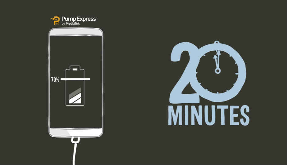 MediaTek’s Pump Charging 3.0 provides 70% battery charge in 20 mins