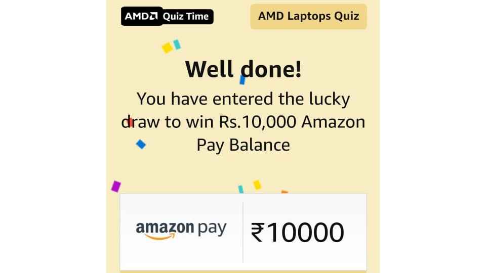 Amazon AMD Laptops Quiz 