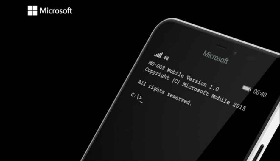 Microsoft launches MS-DOS for mobile (Sure, why not)