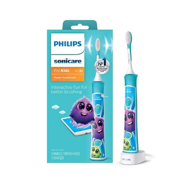 Philips Sonicare Sonic Electric Rechargeable Toothbrush For Kids (Hx6321/02)