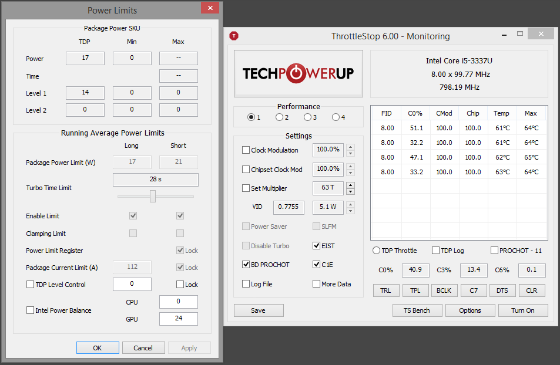 Intel Dynamic Platform und Thermal Framework Treiberfenster 10