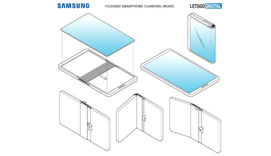 Galaxy Fold 2? Samsung patents foldable phone that bends outwards