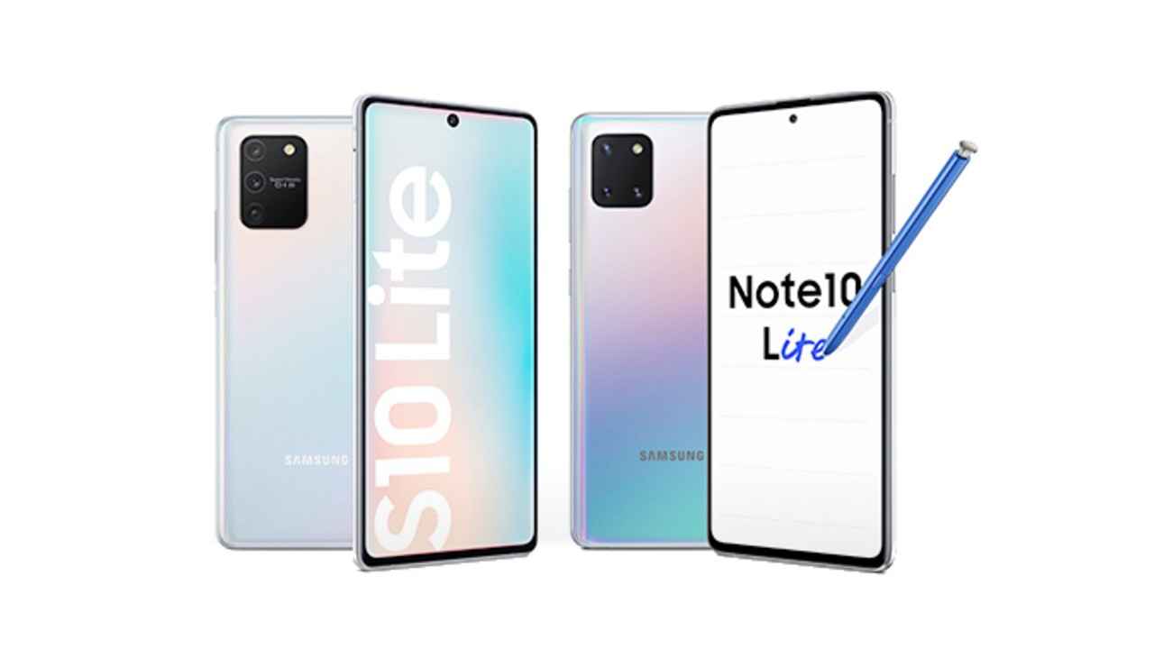 Samsung Galaxy S10 Lite மற்றும் Galaxy Note 10Lite  ஸ்மார்ட்போன்  அறிமுகம்.