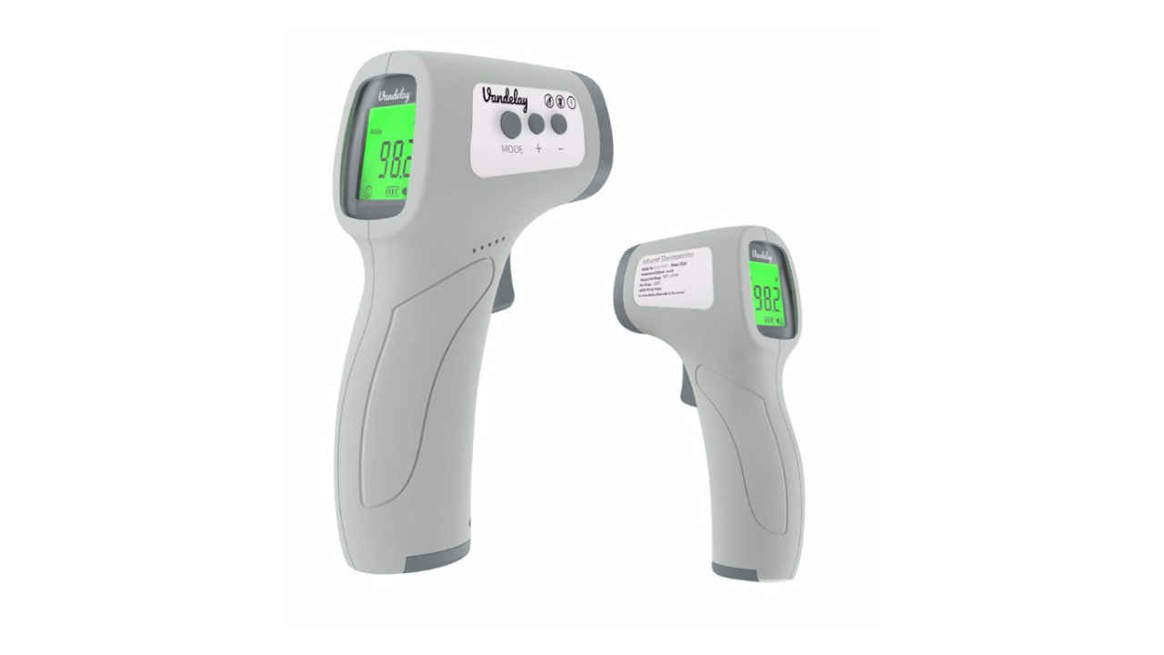 Non-contact IR thermometers to check body temperature