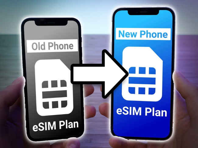 E-SIm Transfer from iphone to iphone
