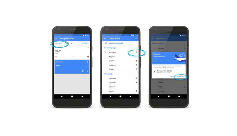 Google Translate’s offline feature adds support for seven Indian regional languages