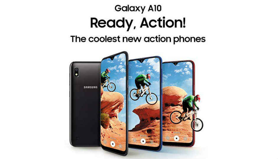 Samsung Galaxy A10 भारत में सेल के लिए हुआ उपलब्ध, कीमत Rs 8,490