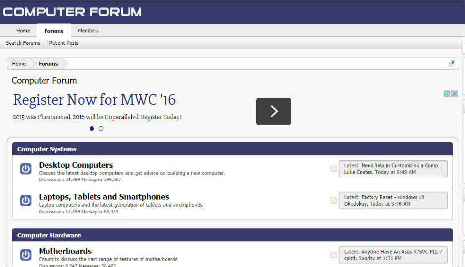 The ultimate list of technology forums to read right now! The ultimate list of technology forums to read right now!
