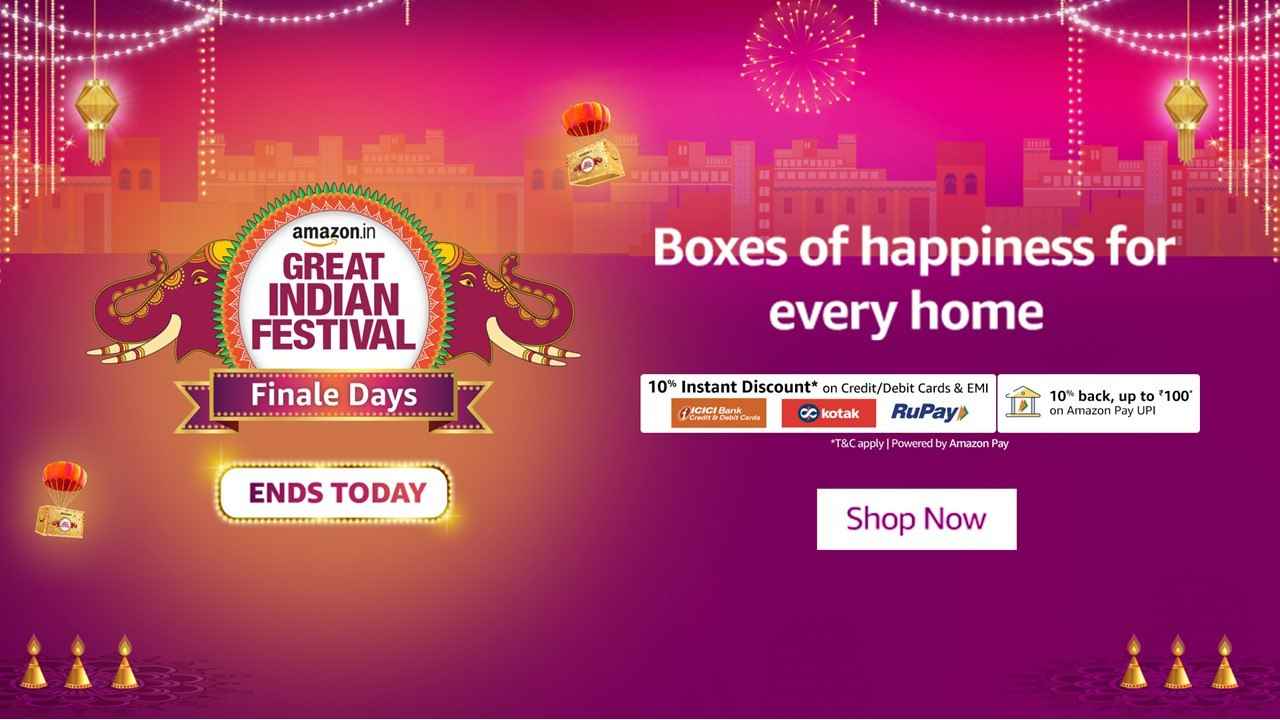 Amazon Great Indian Festival sale 2021: Deals and offers on last day of sale
