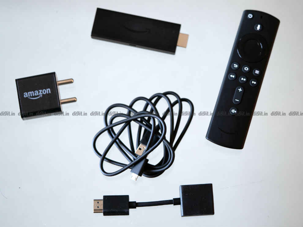 Contents of the Fire TV Stick Box.