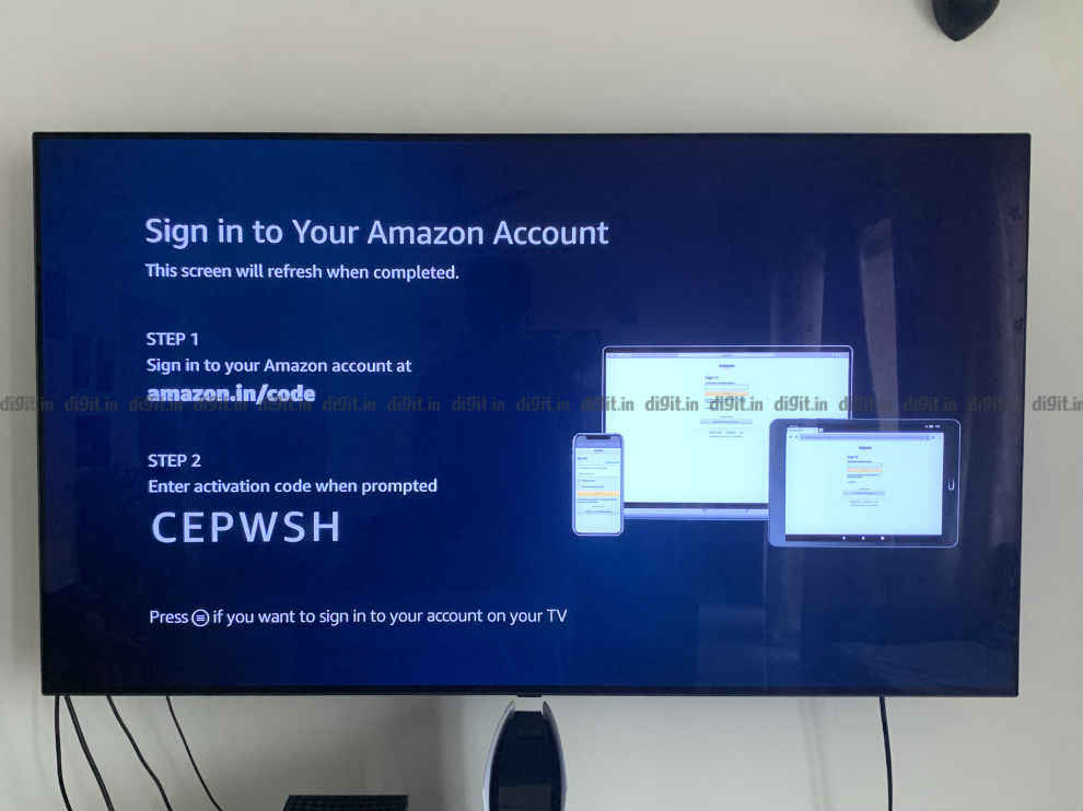 Logging into your amazon account is easier from a smartphone or a computer. 