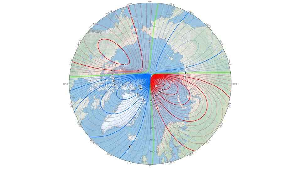 The north magnetic pole is moving, scientists struggle to keep models updated