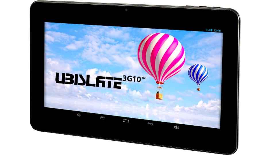 DataWind launches UbiSlate 10Ci, 3G10 10.1-inch tablets