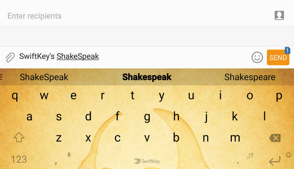Write like Shakespeare using SwiftKey’s new keyboard