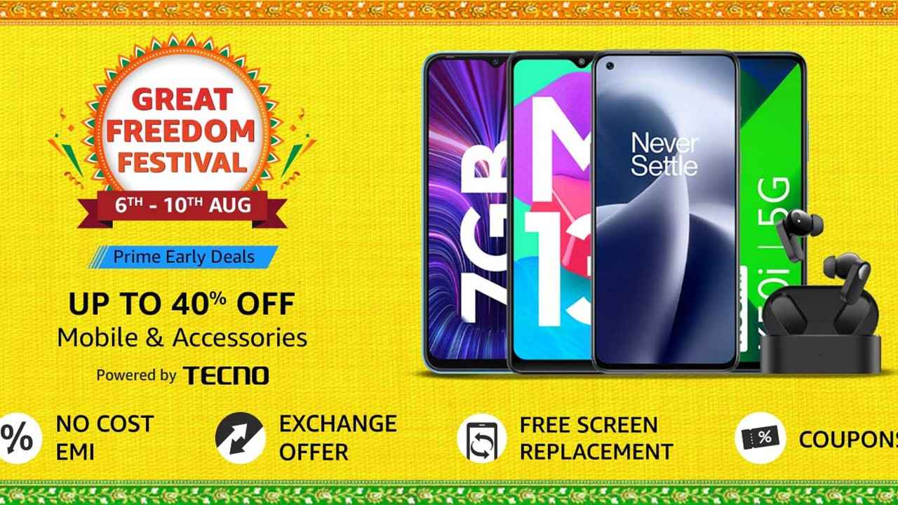 Amazon Great Freedom Festival sale 2022: Best deals on phones under ₹20,000
