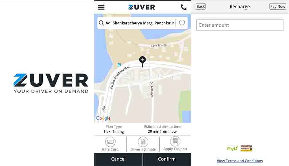 On demand driver service Zuver starts operations