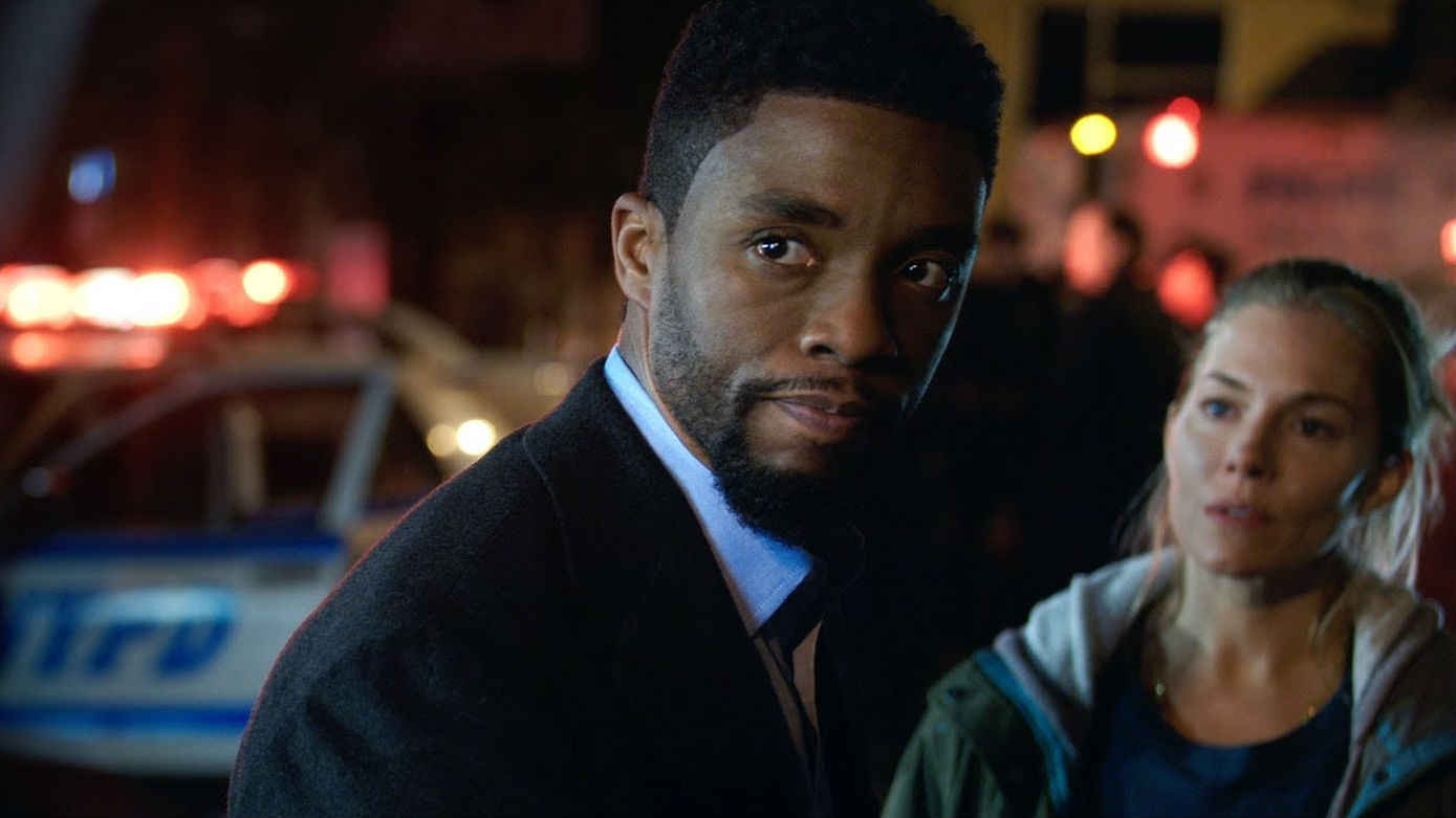 Chadwick Boseman returns as a hard-nosed New York cop in 21 Bridges