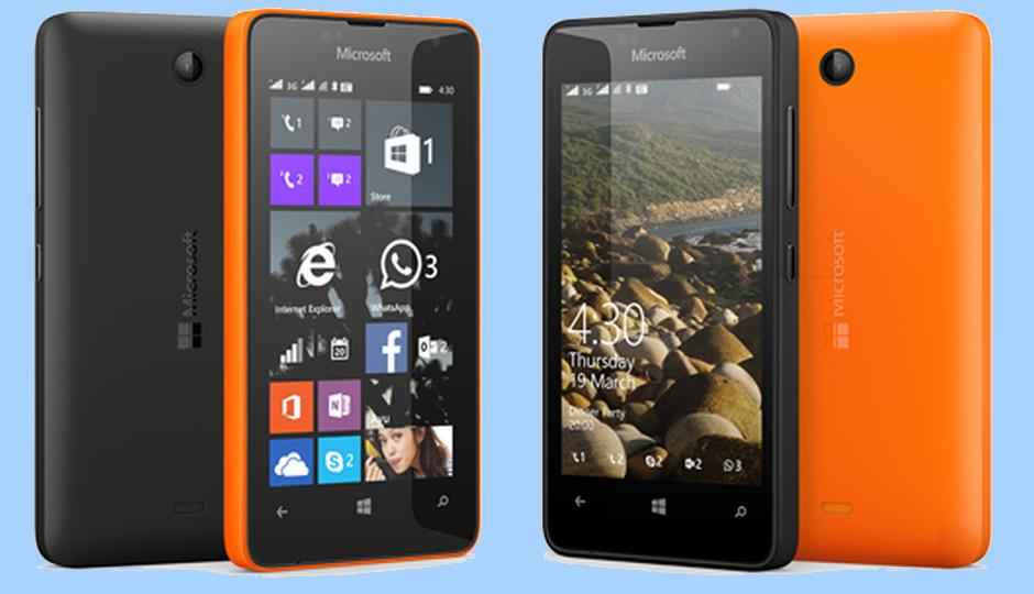 Microsoft Lumia 430 launched in India at Rs. 5,299