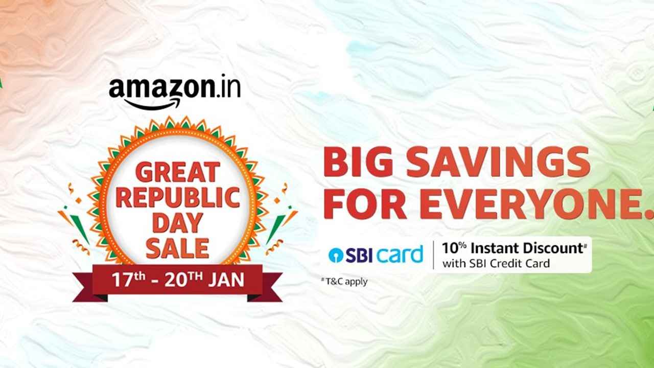 Amazon Great Republic Day Sale 2022 starts from January 17: Upto 40% off on mobiles, 70% off on electronics and more