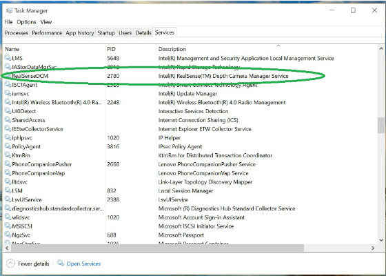 Intel RealSense Depth Camera Code Sample – R200 Camera Streams