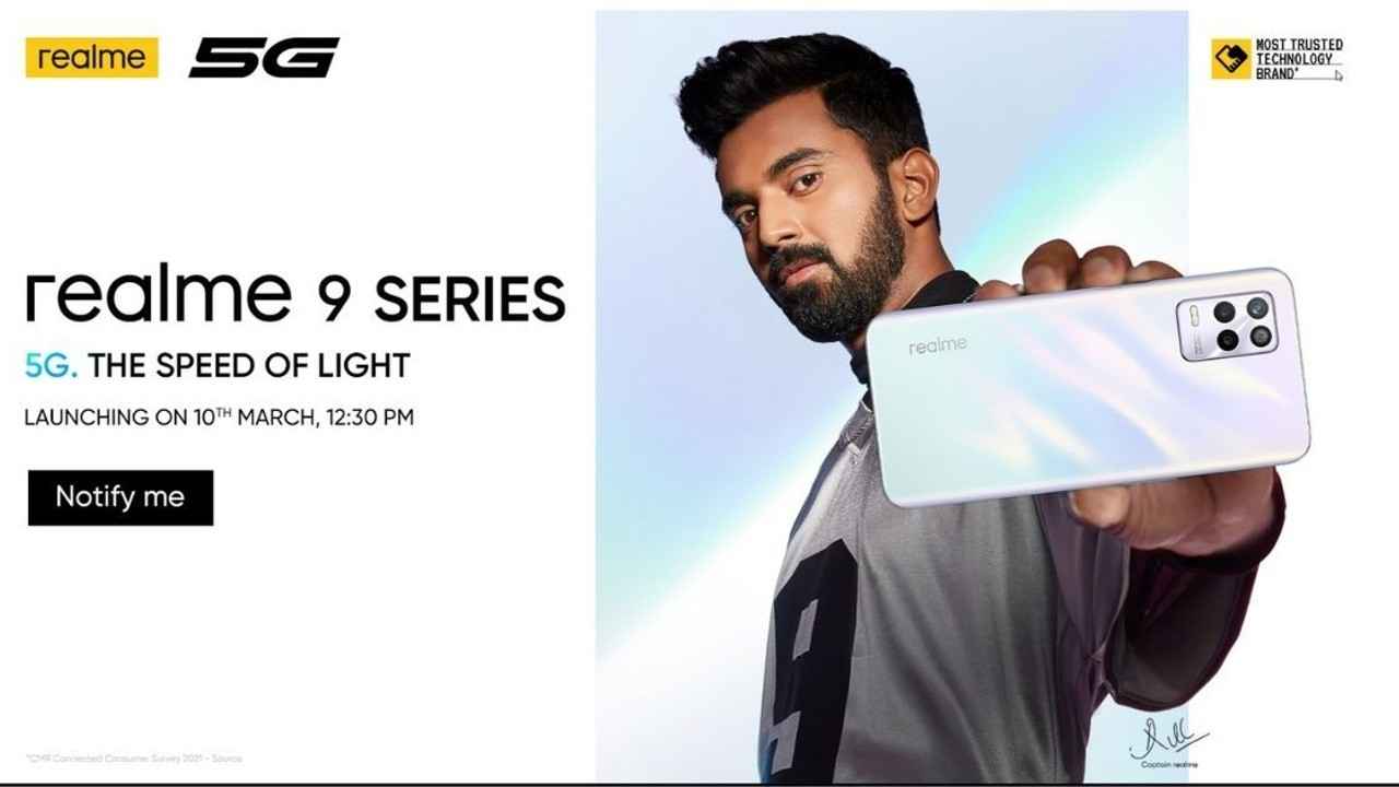 Realme 9 5G series, Realme C35, Realme TechLife Watch S100 and Buds N100 launching in India in March