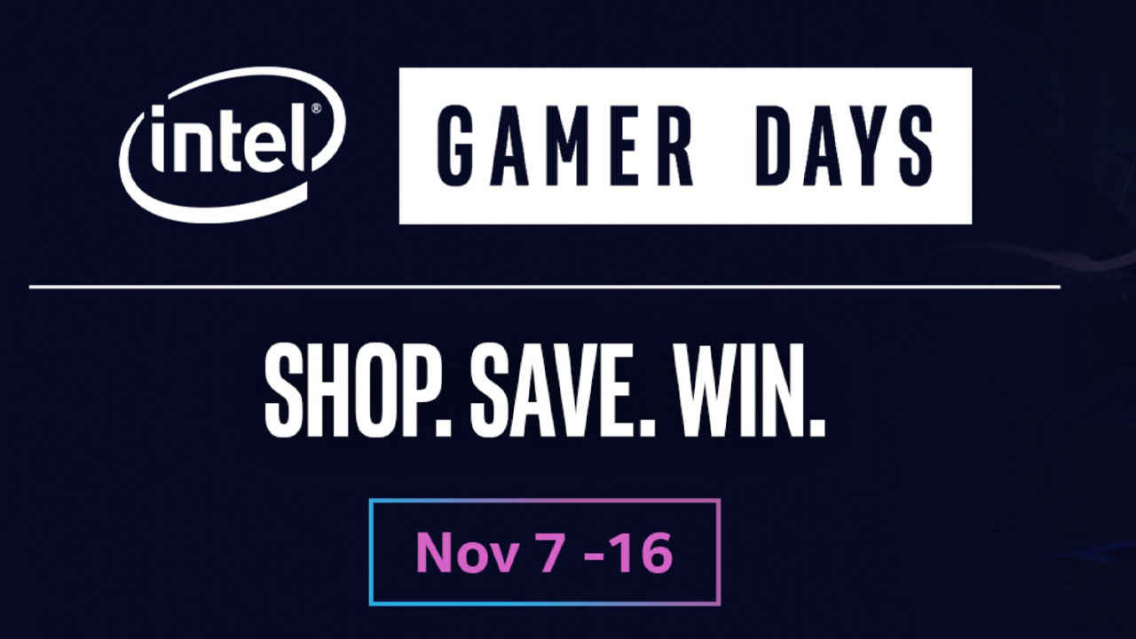 Intel Gamer Days offering massive discounts and freebies on gaming hardware