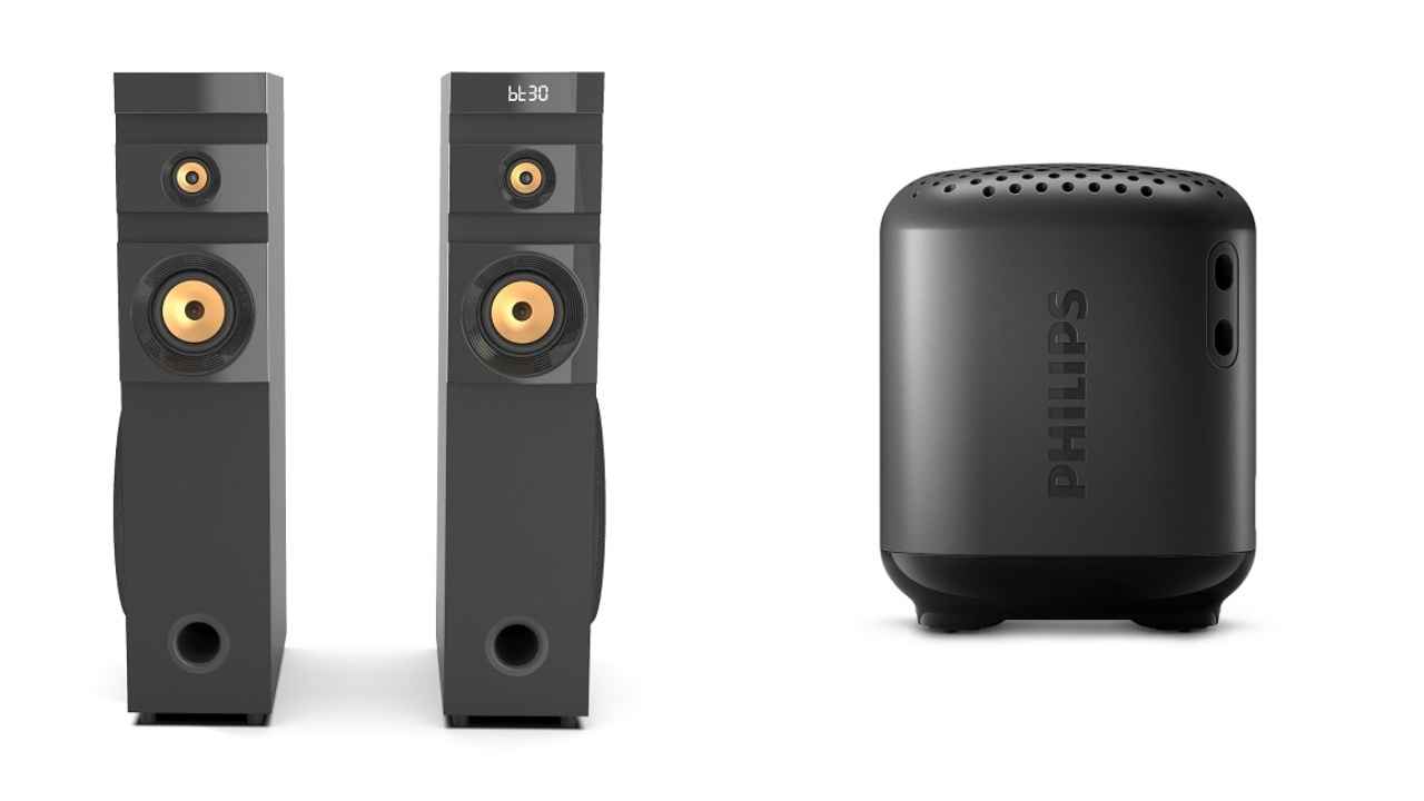 Philips launches Tower Speakers, Bluetooth speakers, and In-ear Headphones in India