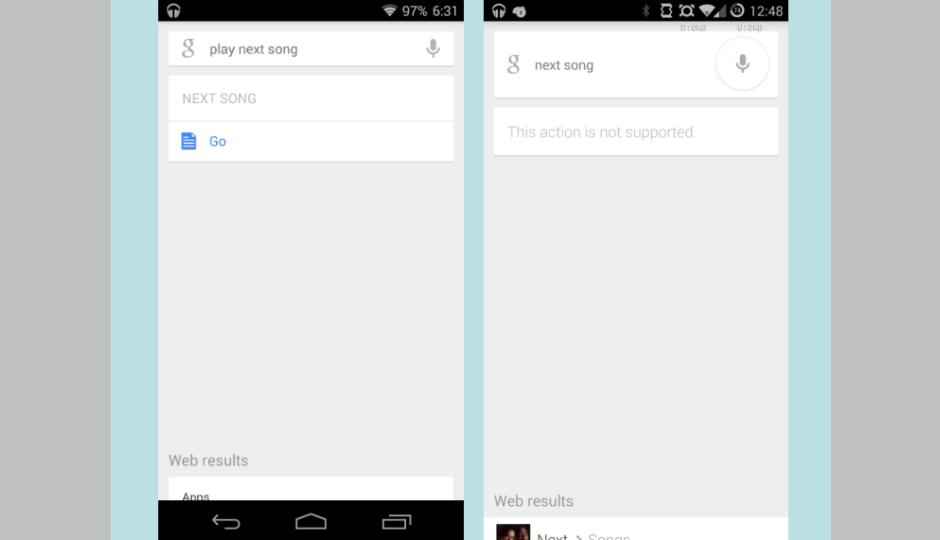 Google Now to soon get Voice Media controls