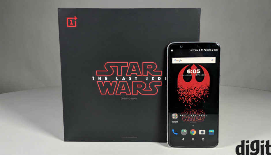 OnePlus 5T Star Wars Limited Edition அமேசான் விற்பனையில் சிறப்பாக உள்ளது
