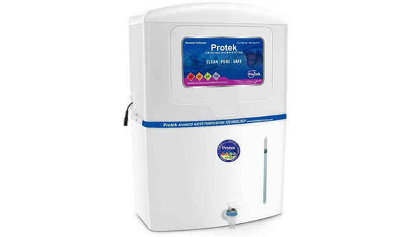 Protek Advanced 12 L RO + UV +UF Water Purifier (White)