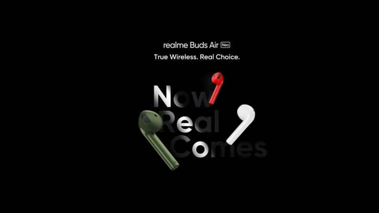 புதிய Realme Buds Air Neo ரூ. 2999 விலையில் இந்தியாவில் அறிமுகம் செய்யப்பட்டுள்ளது.