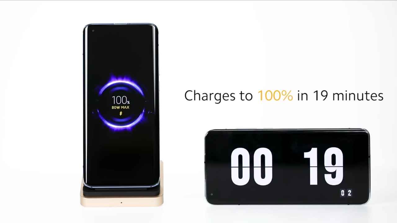 Xiaomi’s new 80W wireless charging technology can charge a smartphone from 0 to 100 percent in 19 minutes