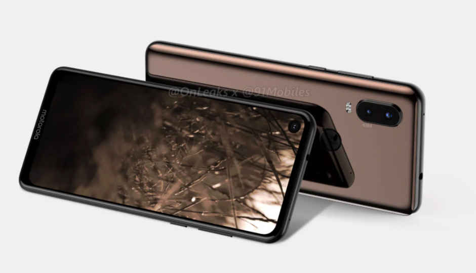 Rumoured Motorola P40 with punch-hole display leaked