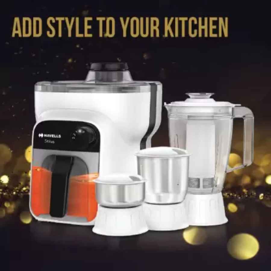 HAVELLS Stilus 4 Jar 500 Juicer Mixer Grinder Photo Design 1 Digit