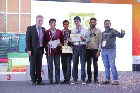 Indian Students emerge victorious in International Robotics Competition in Russia