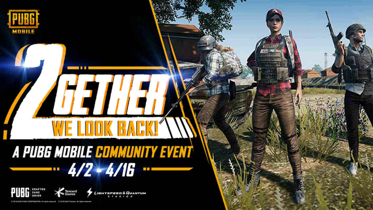 PUBG Mobile’s ‘2gether We Look Back’ community contest gives players the chance to win 6000 UC