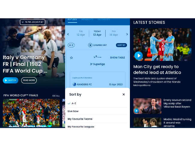 FIFA Plus launched as a streaming platform with free live matches, shows,  the latest football news, and more