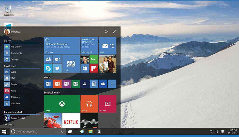 Windows 10’s build 10159 has 300+ fixes, new login screen: Microsoft