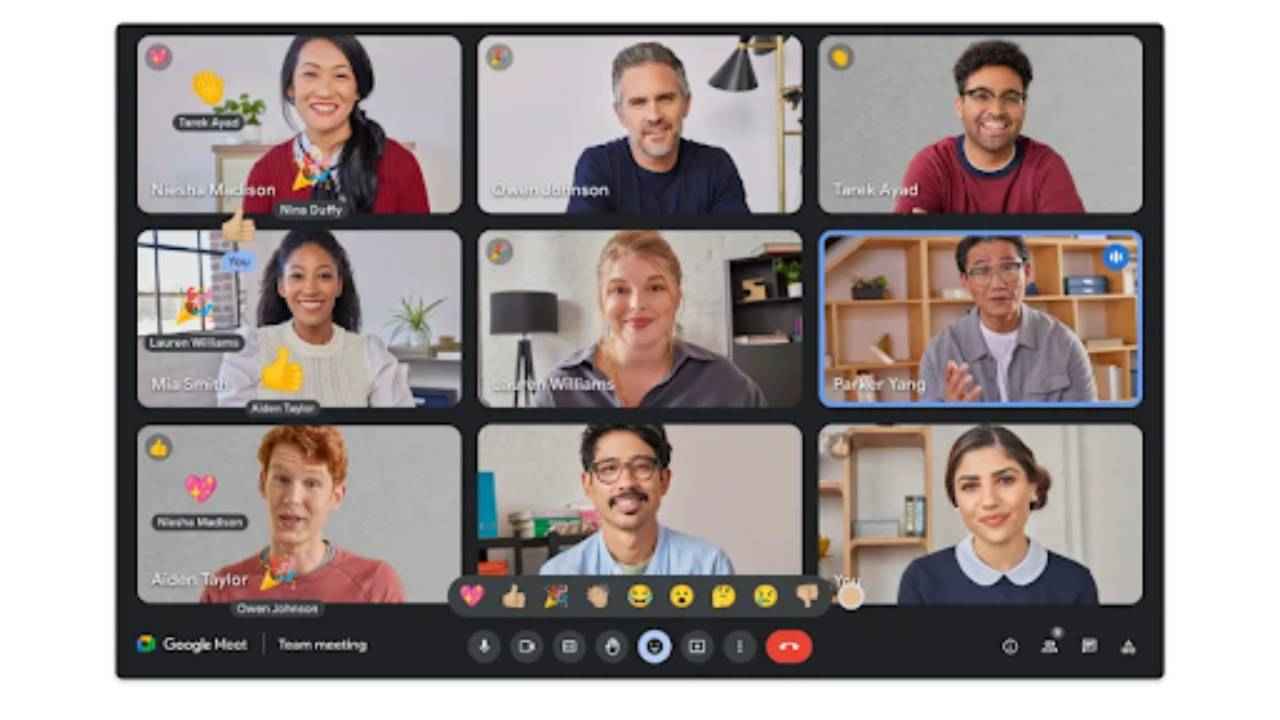 Google Meet is now offering ‘non-disruptive’ emojis
