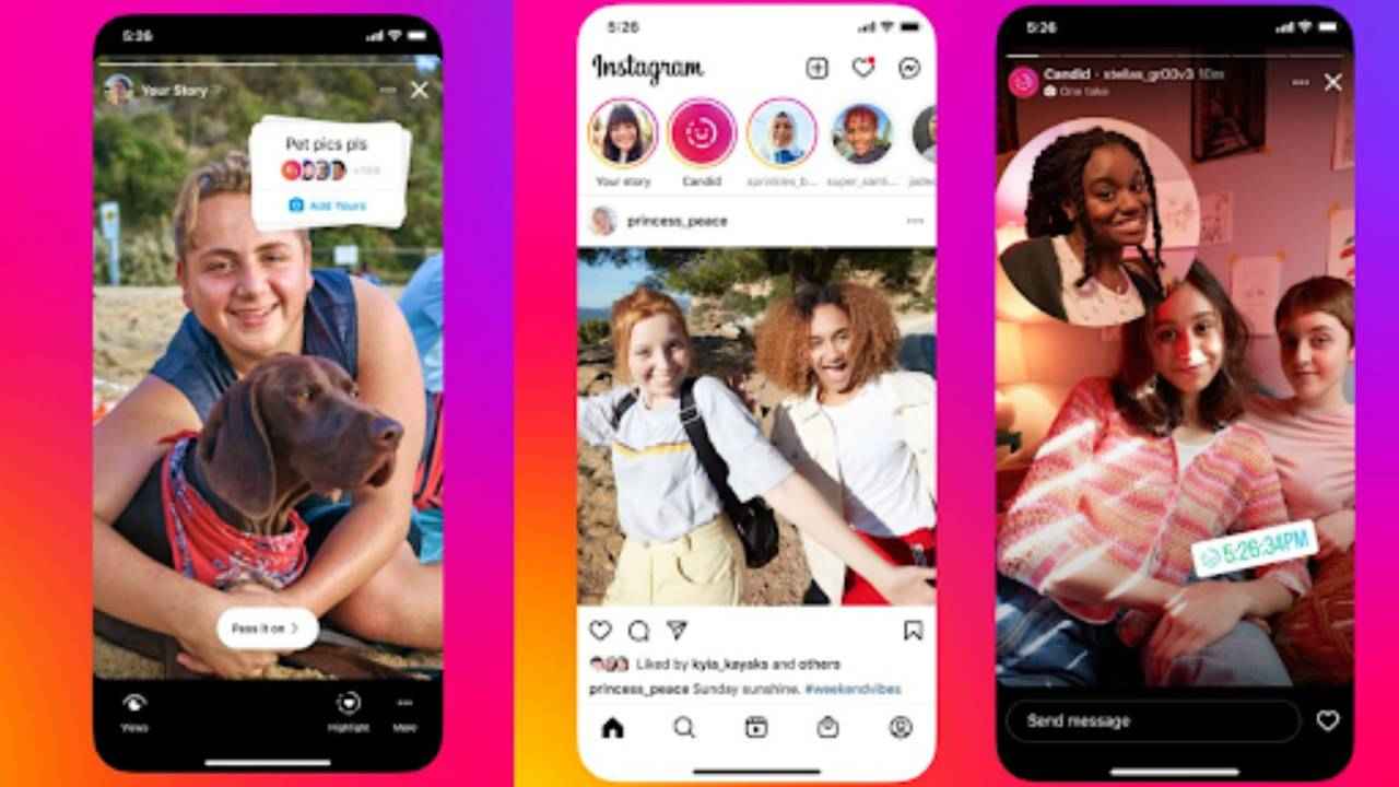 Instagram Candid Stories copies BeReal, the most un-Instagram app ever